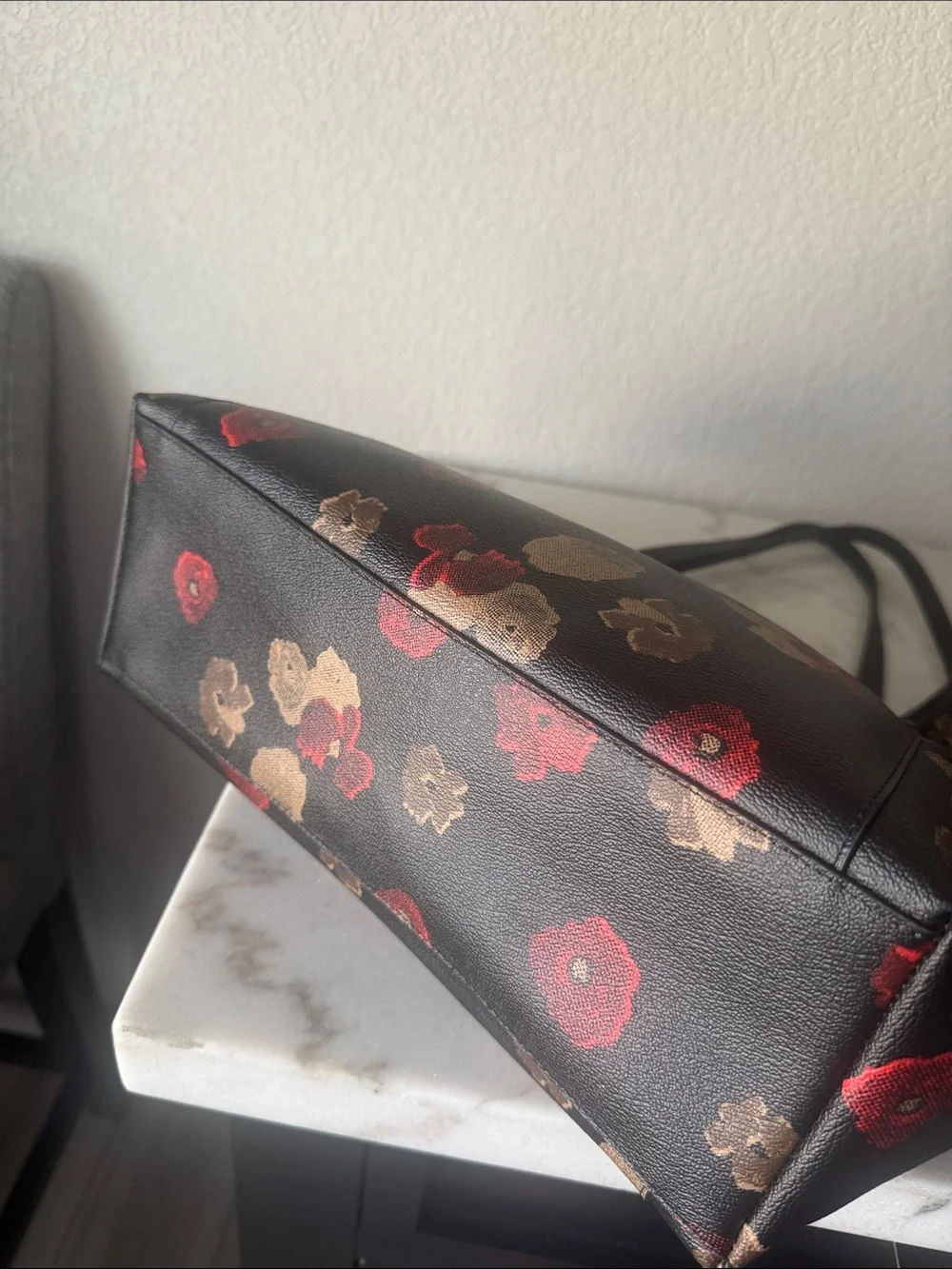 Coach Halftone Floral Ava Tote F5554 Wallet F55676 Bundle 3pc-w/COA GUC!! - Picture 6 of 17